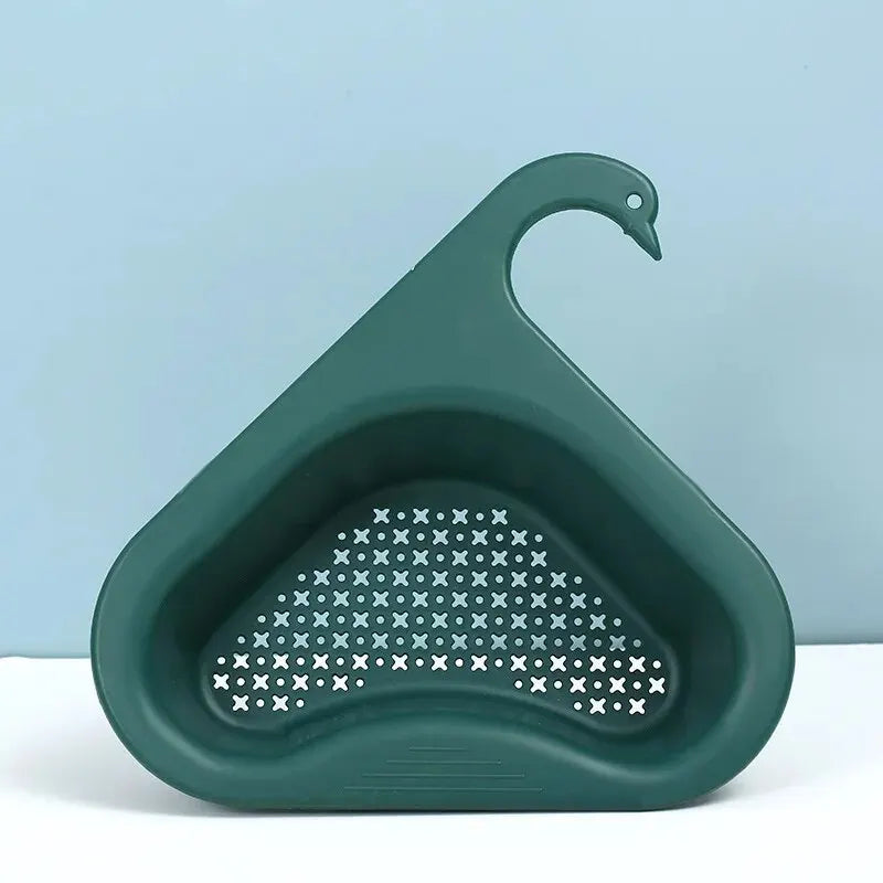 Smart sink caddy in use next to a kitchen sink – tidy countertop solution