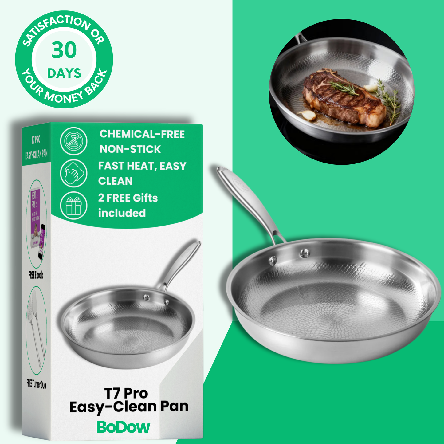 T7 Pro – Easy-Clean Pan