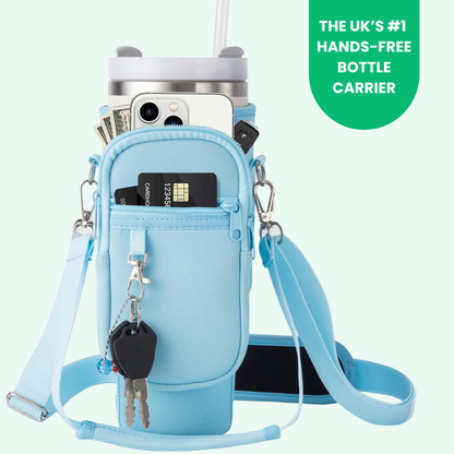 HF33 carry bottle being washed under tap demonstrating easy cleaning