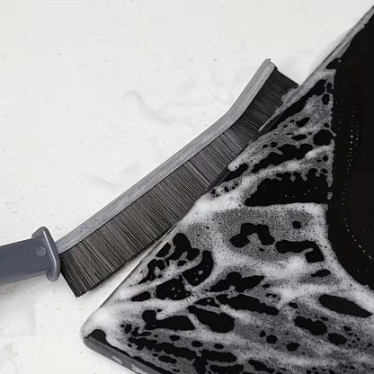 GlideClean in use wiping down a glass cooktop – streak-free clean