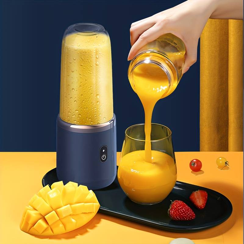 VitaFusion blender open showing stainless steel blades – easy to clean design