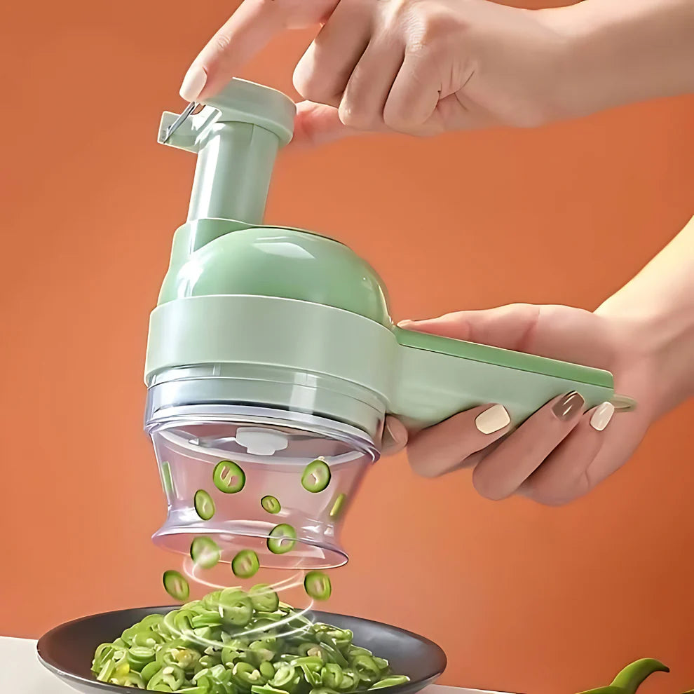 Food chopper mincing garlic – cordless design for easy kitchen prep
