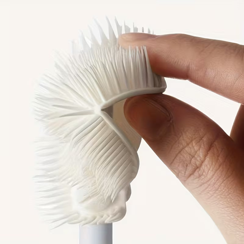 Siliclean scrubber close-up showing silicone bristles – dishwasher-safe kitchen tool