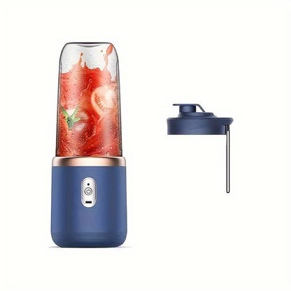 VitaFusion portable electric blender making a smoothie – compact USB blender