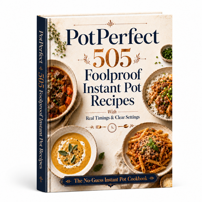 PotPerfect : 505 Foolproof Instant Pot Recipes With Real Timings & Clear Settings