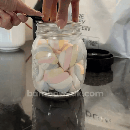 BamBaw J50 PRO jar sealer device top view with airtight seal