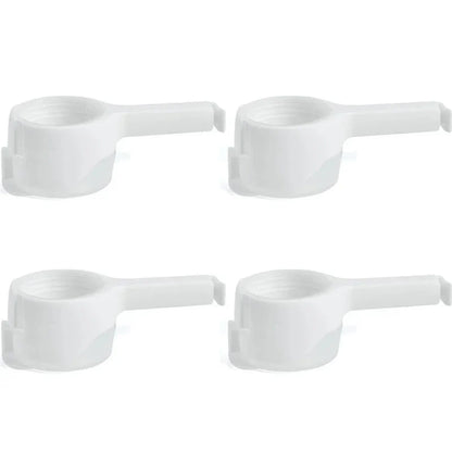 Pouring clips sealed on a coffee bag – resealable bag clips for dry goods