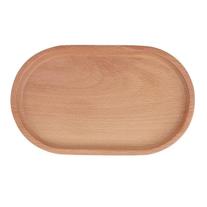 Oval Elegance serving plate on a dinner table – stylish wooden platter for entertaining