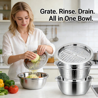 CP3 PRO one-bowl system with vegetables being prepped inside