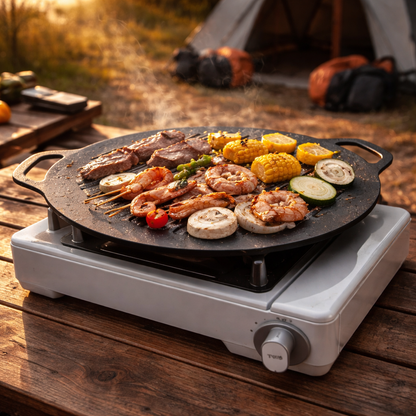 korean bbq grill pan kitchen lifestyle
